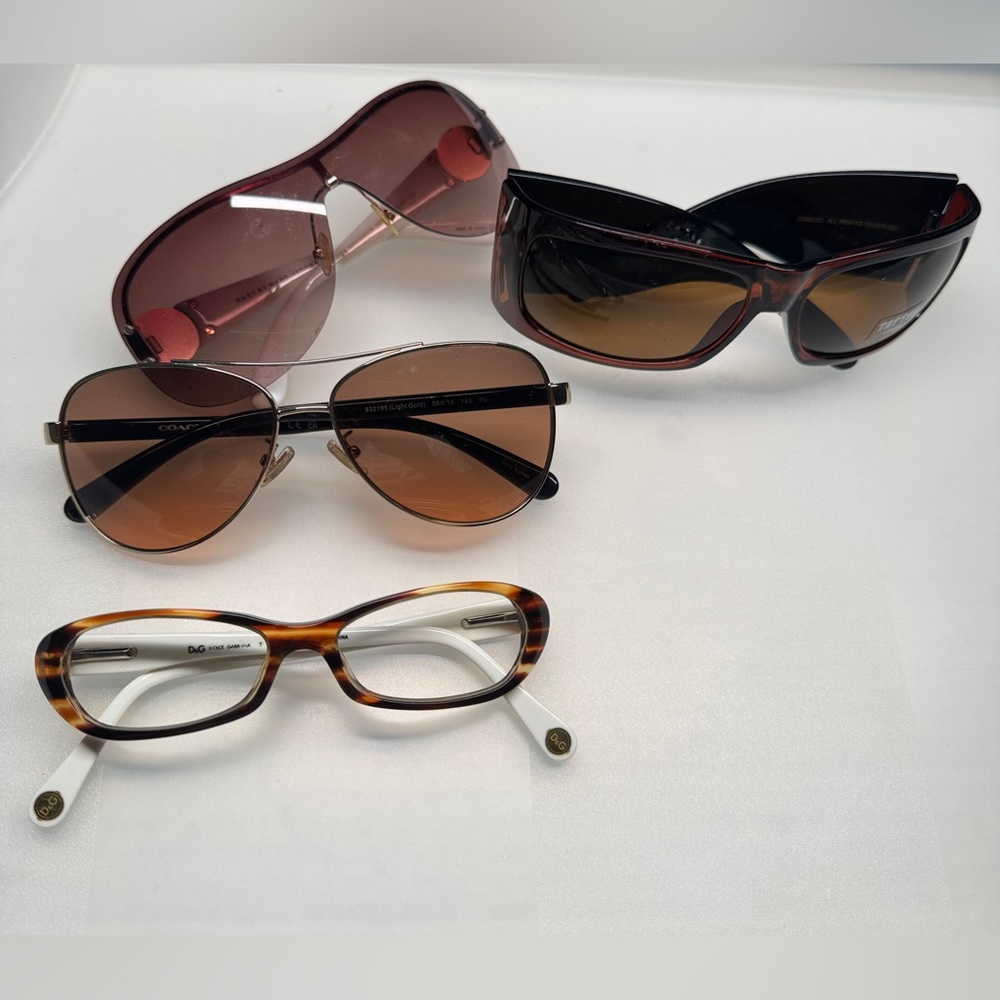 Coach Marc Jacob D&G sunglasses bundle with other